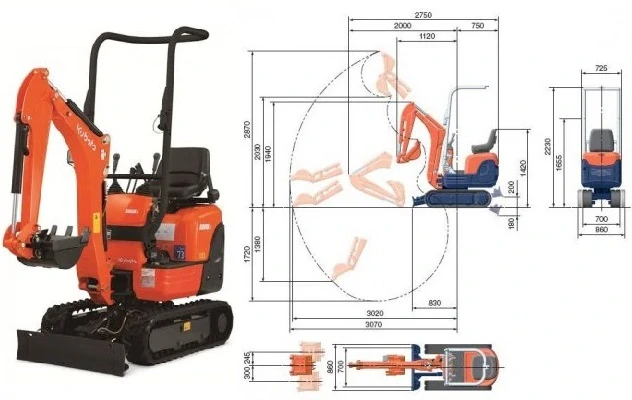 Bagr Kubota K008-3